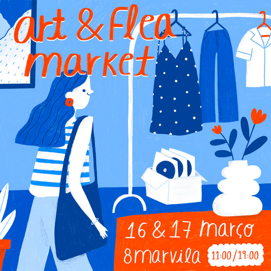 March 16th, Art and Flea Market Anjos 70 - Levӧ