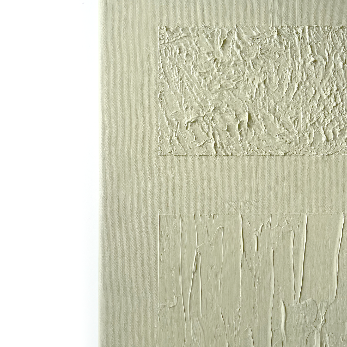 Abstract interior canvas details