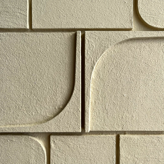 Arka Wall Relief, Beige, 30 x 30