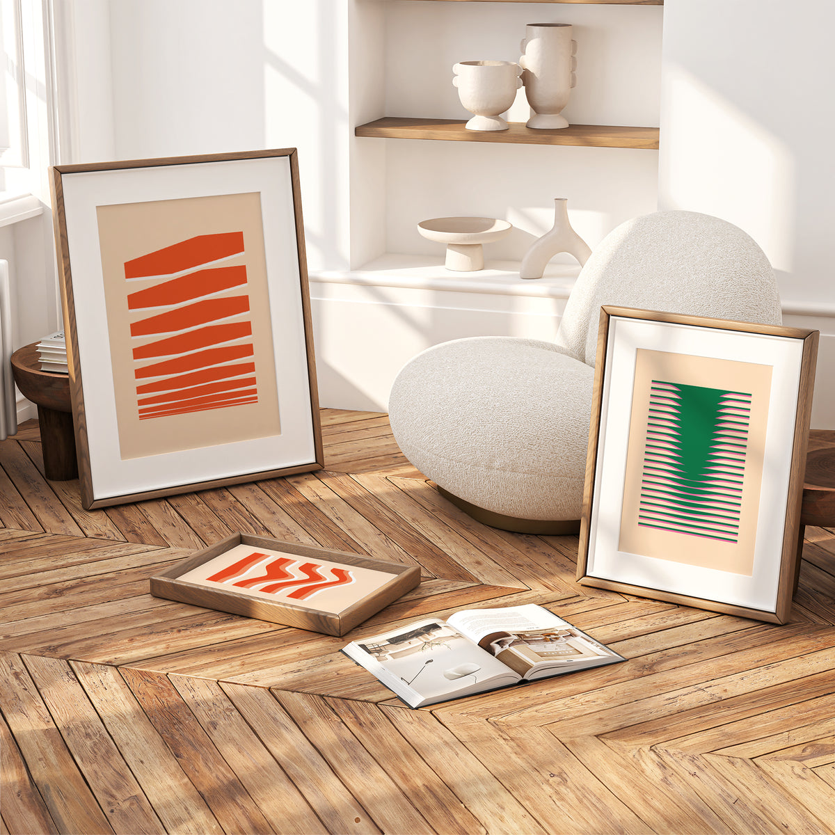 Digital printing posters Povetrie on the floor