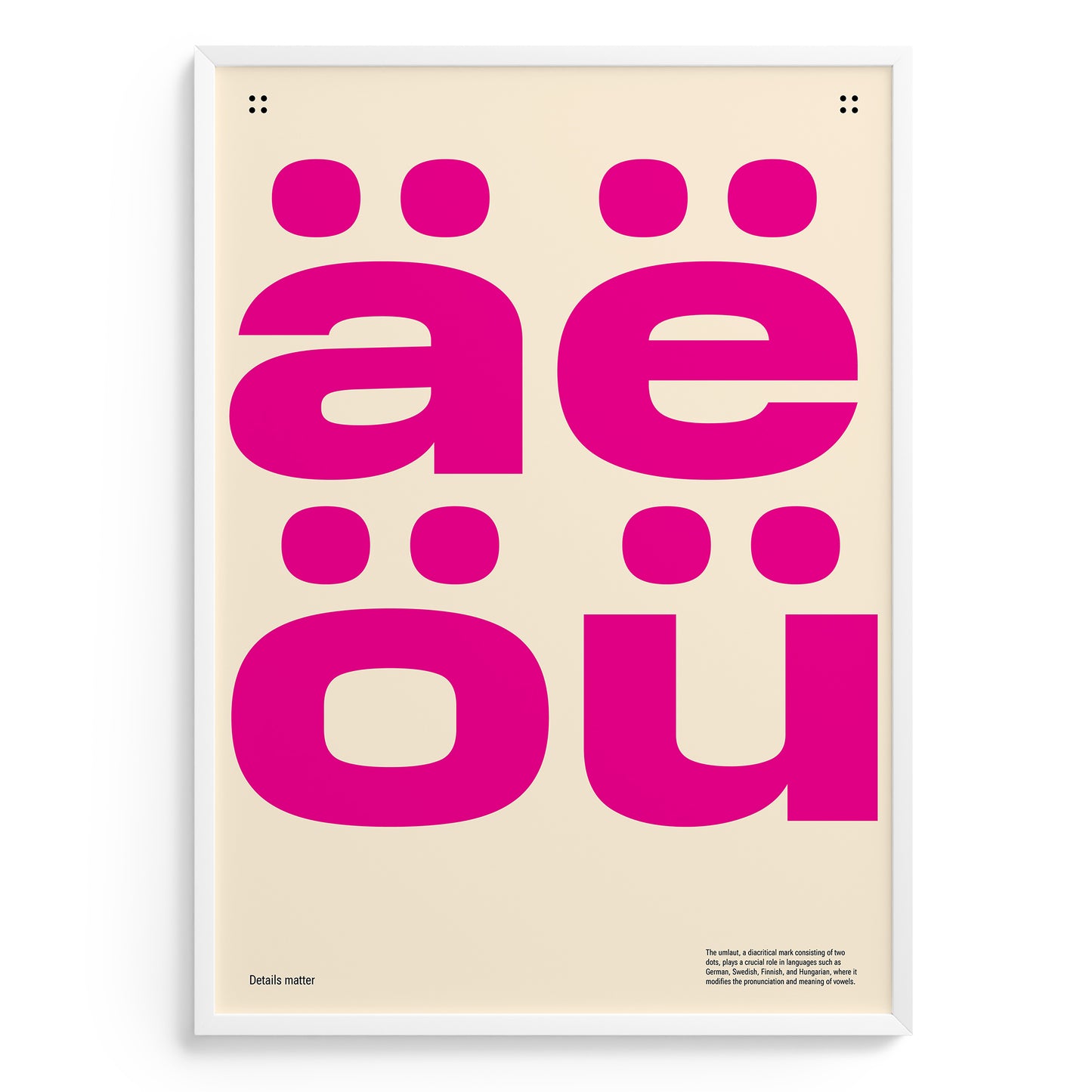 Umlaüt Poster - Levӧ