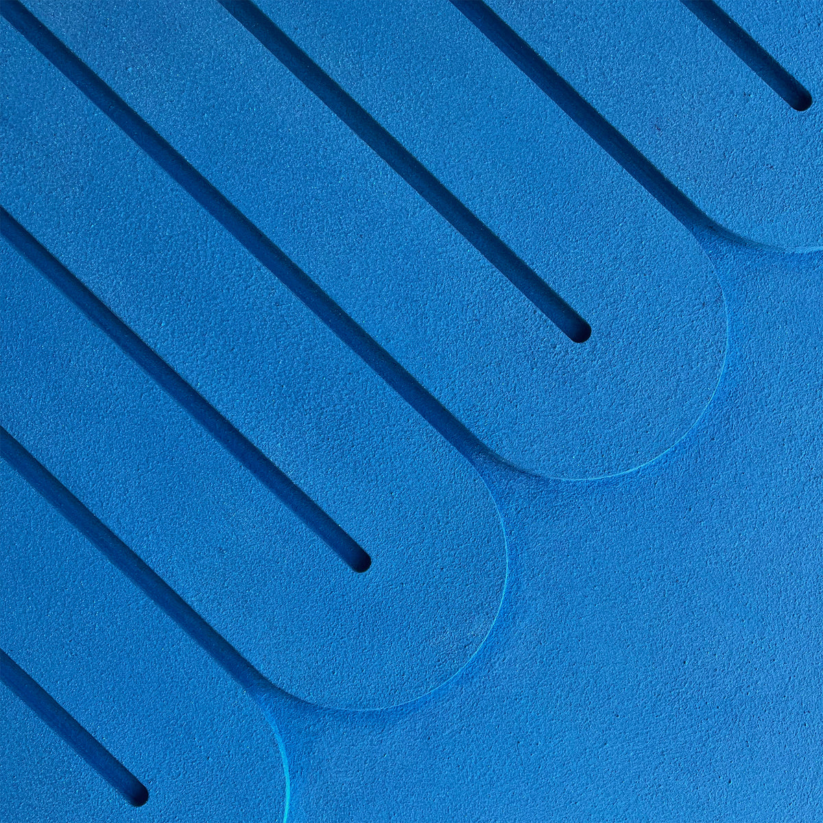 Wall relief Abstract Sculptural Painting in blue details