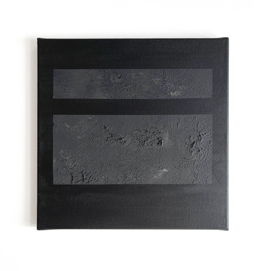 Abstract interior canvas Iva black 30x30cm