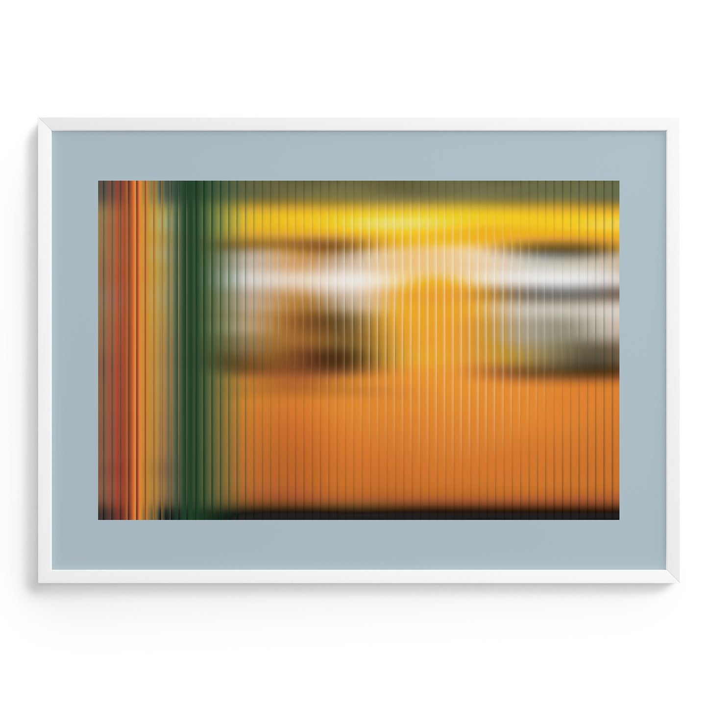 abstract interior poster with an effect of ribbed glass