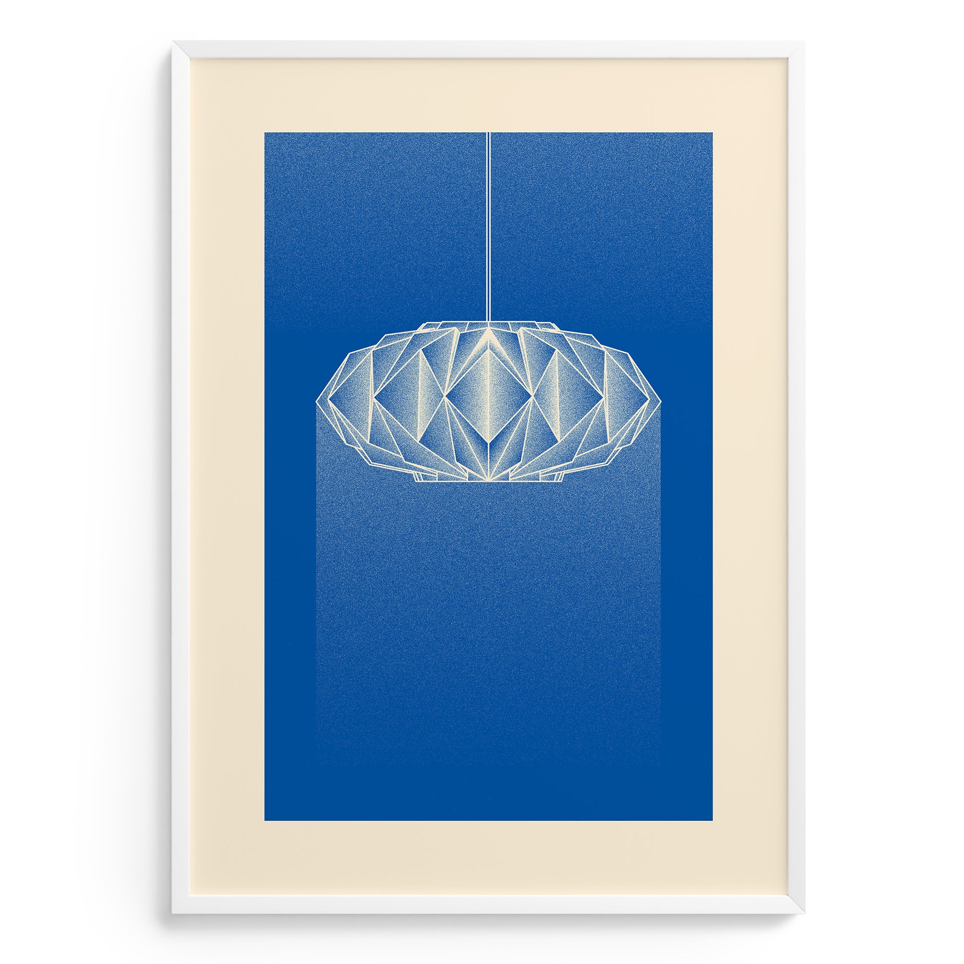 Wall art Svet with Le Klint 161 Lamp in beige and blue