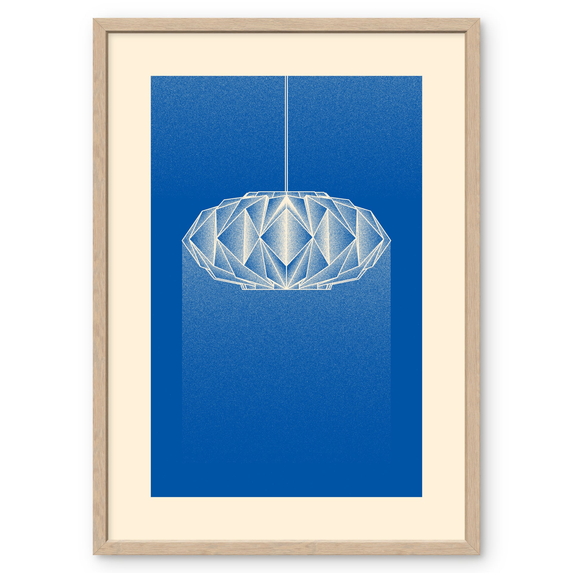 Wall art Svet with Le Klint 161 Lamp in beige and blue