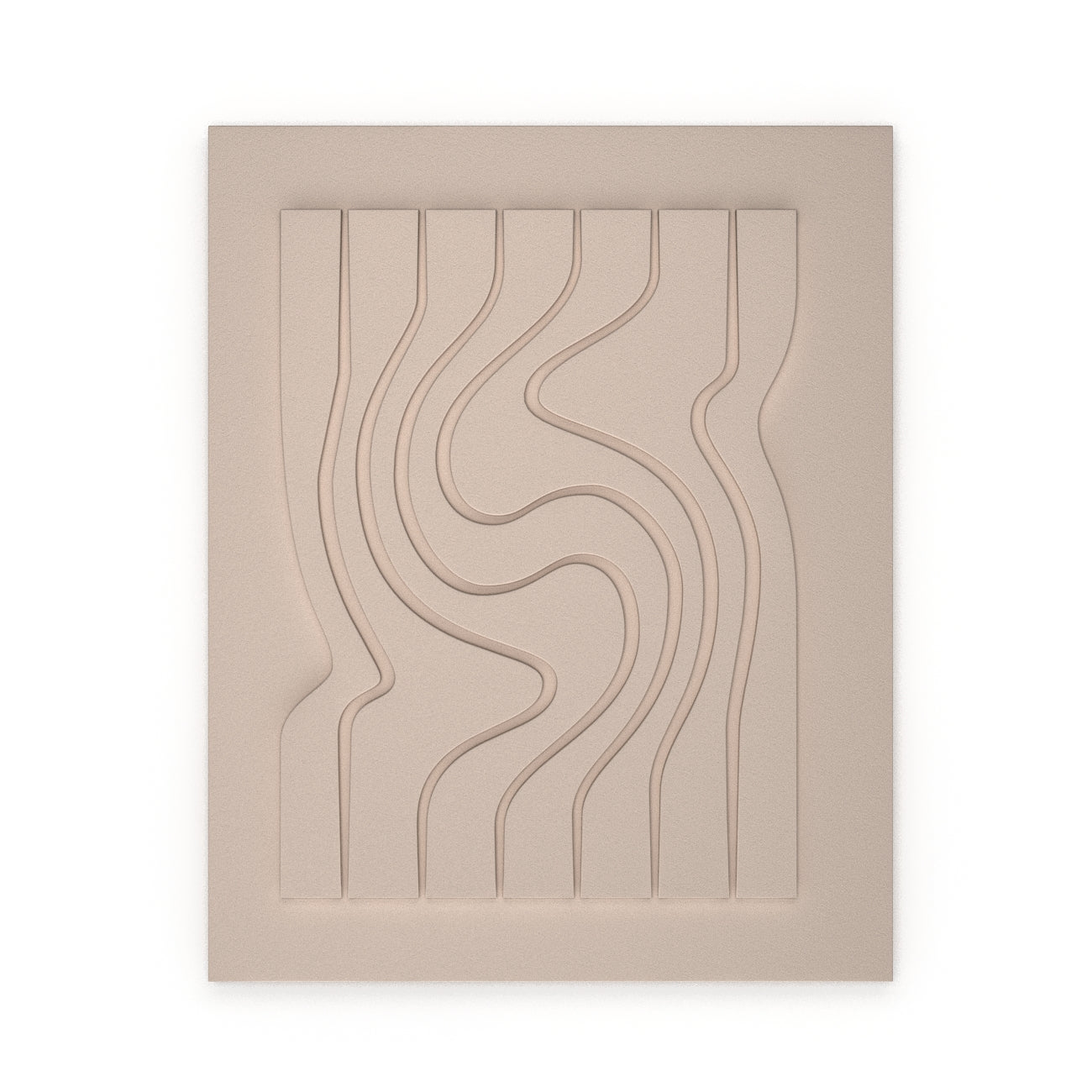 Koprina Wall Relief, Beige, 80 x 100