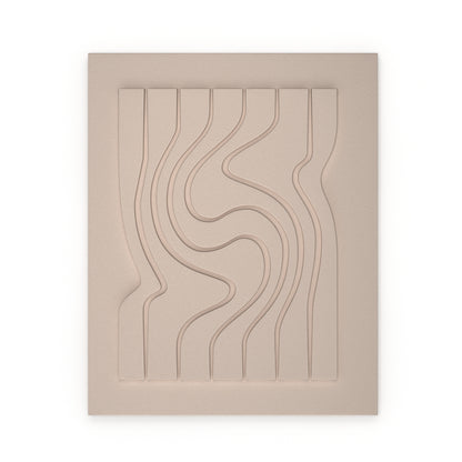 Koprina Wall Relief, Beige, 80 x 100